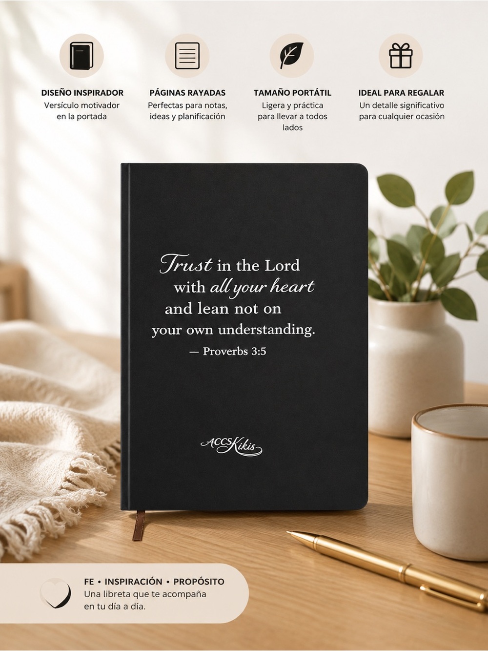 Black Inspirational Journal – Trust in the Lord
